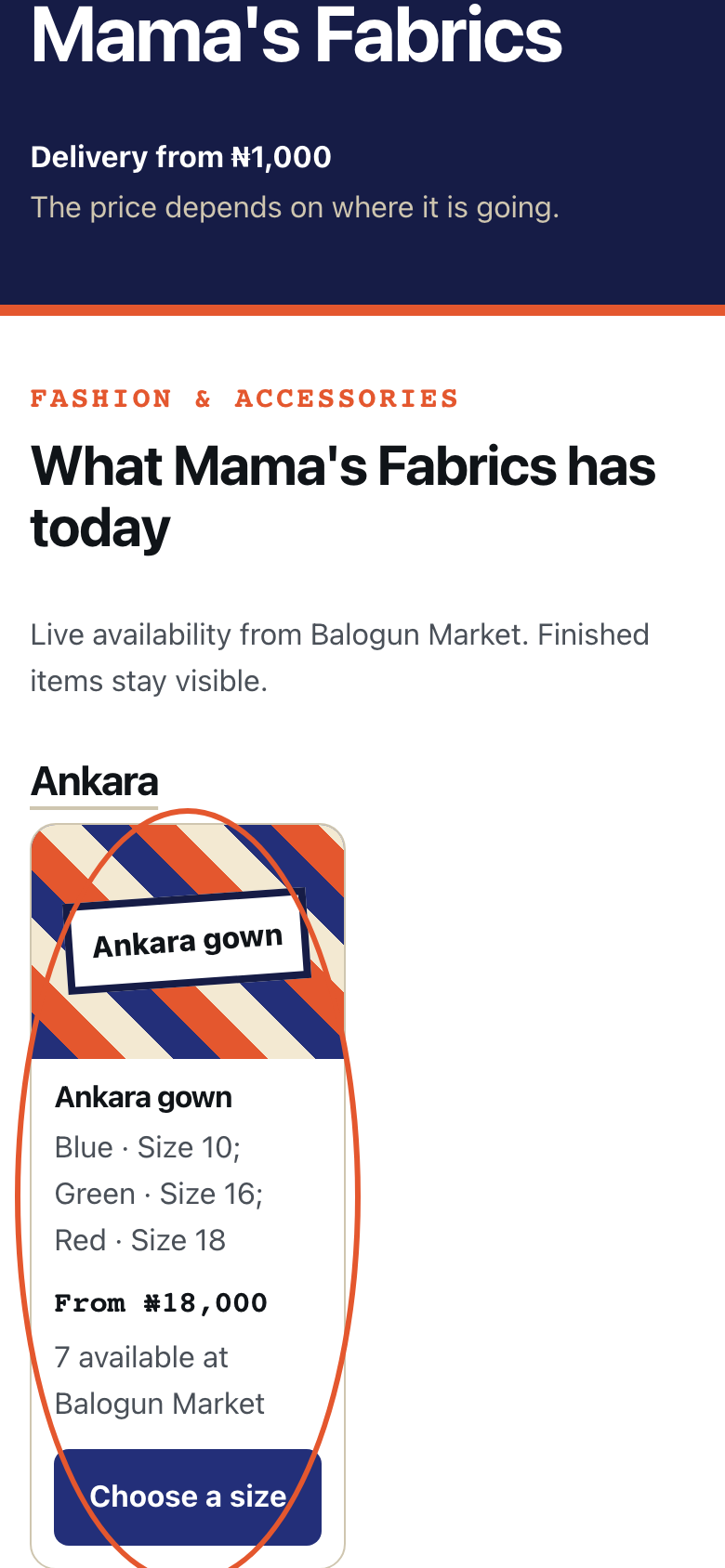 Step 2 of Your shop link and what a customer sees