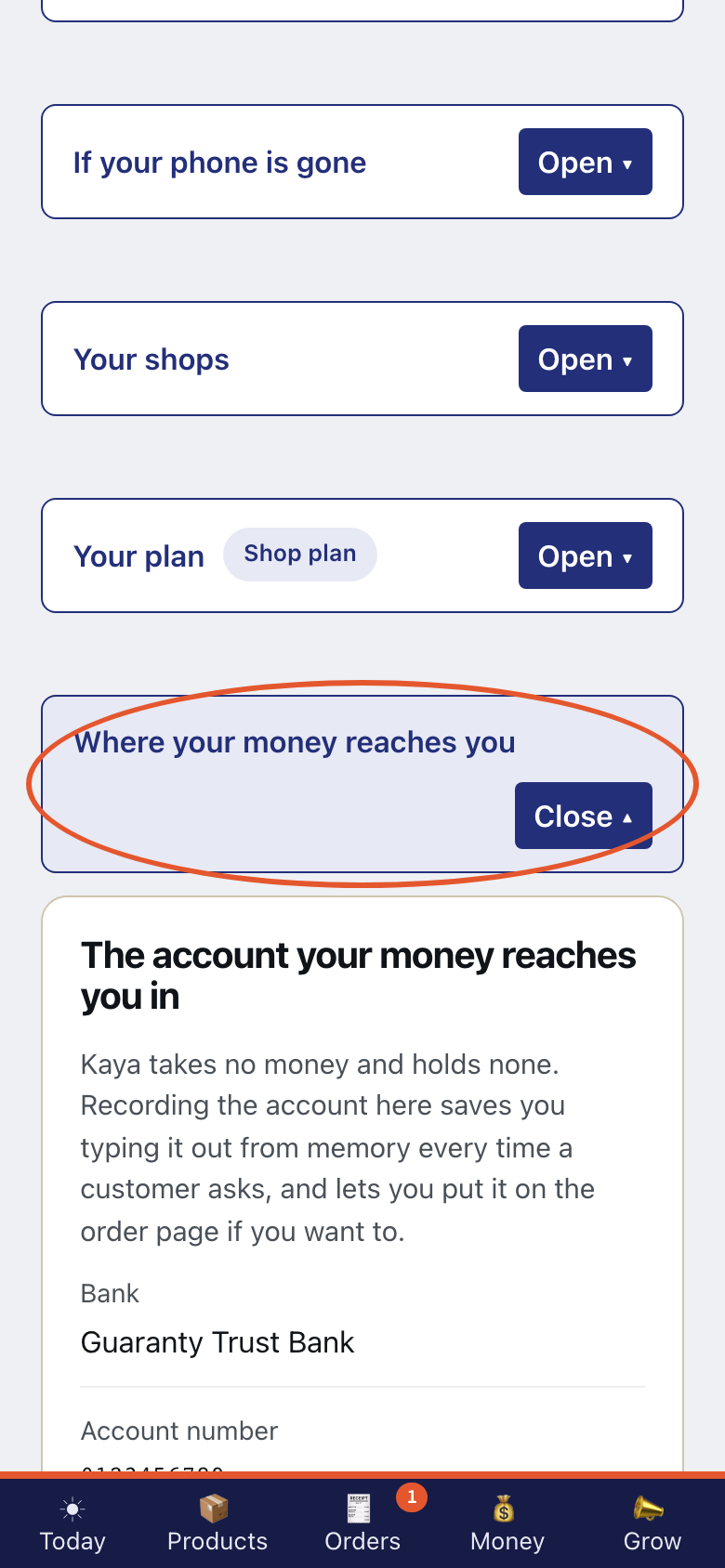 Step 11 of Your shop's settings